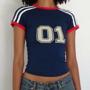 Motel Rocks Salda Sporty Fitted Tee